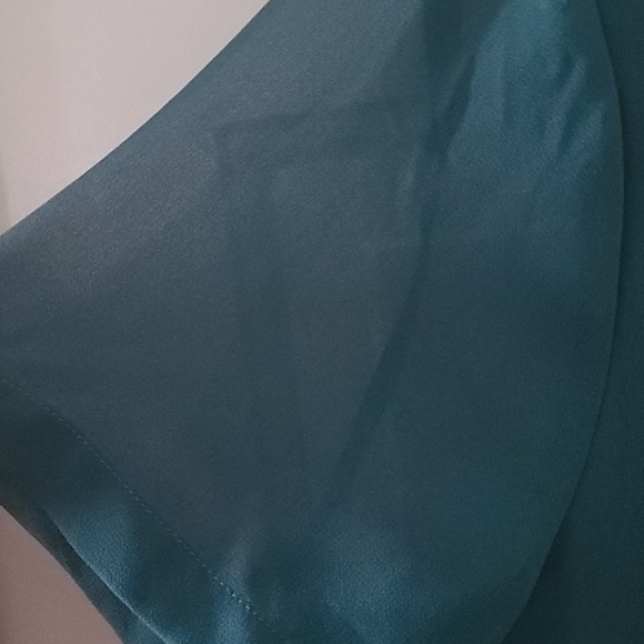 DKNY teal blouse, Medium - Picture 4 of 4